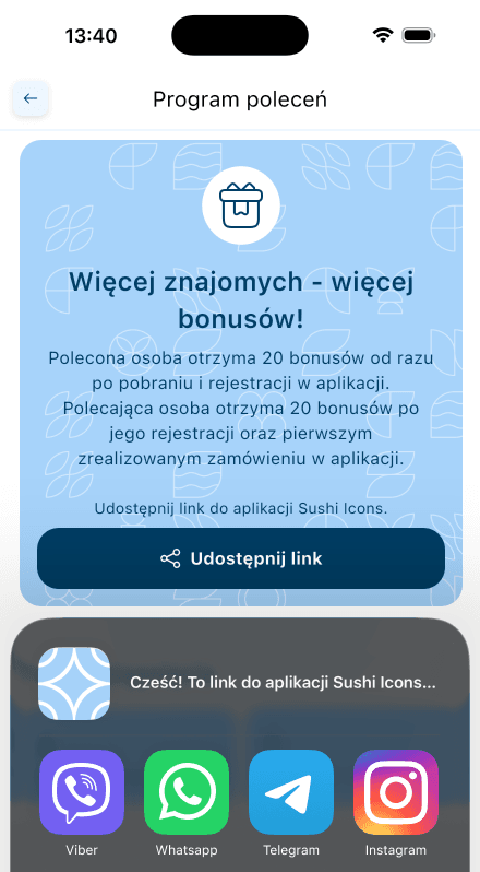Wybierz wygodny komunikator i wyślij link znajomemu